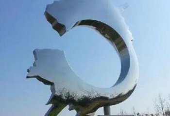 鏡面路標雕塑廠家 大型擺件 現(xiàn)代不銹鋼路標雕塑廠