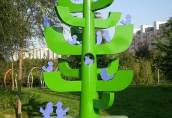 大型路標雕塑廠家 公園小品 烤漆不銹鋼路標雕塑廠