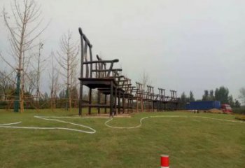 創意椅子雕塑廠家 戶外小品 公園不銹鋼椅子雕塑廠