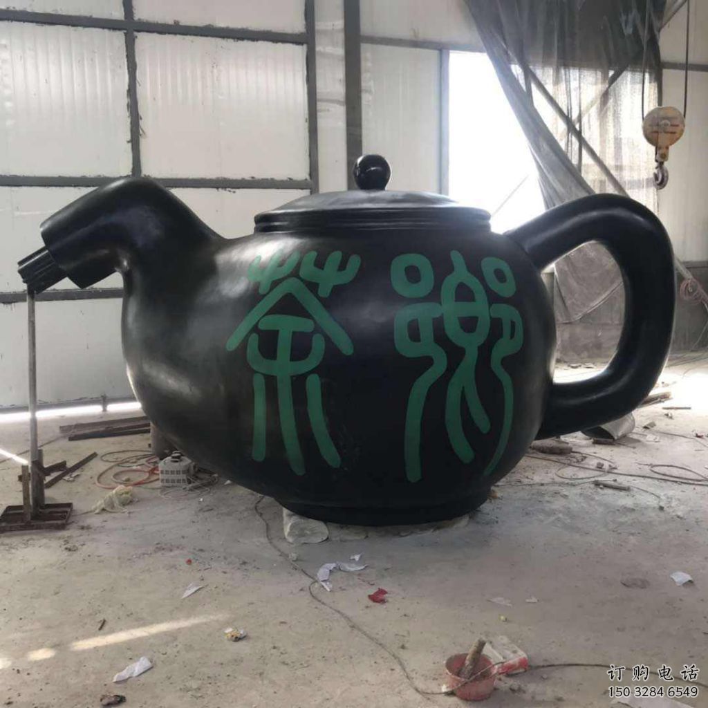 仿古水壺雕塑廠家 廣場小品 房地產不銹鋼水壺雕塑廠