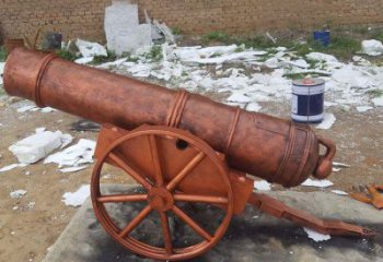 大型炮雕塑廠家 廣場(chǎng)小品 抽象不銹鋼炮雕塑廠