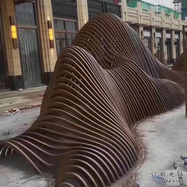 仿古群山雕塑廠家 現代小品 房地產不銹鋼群山雕塑廠