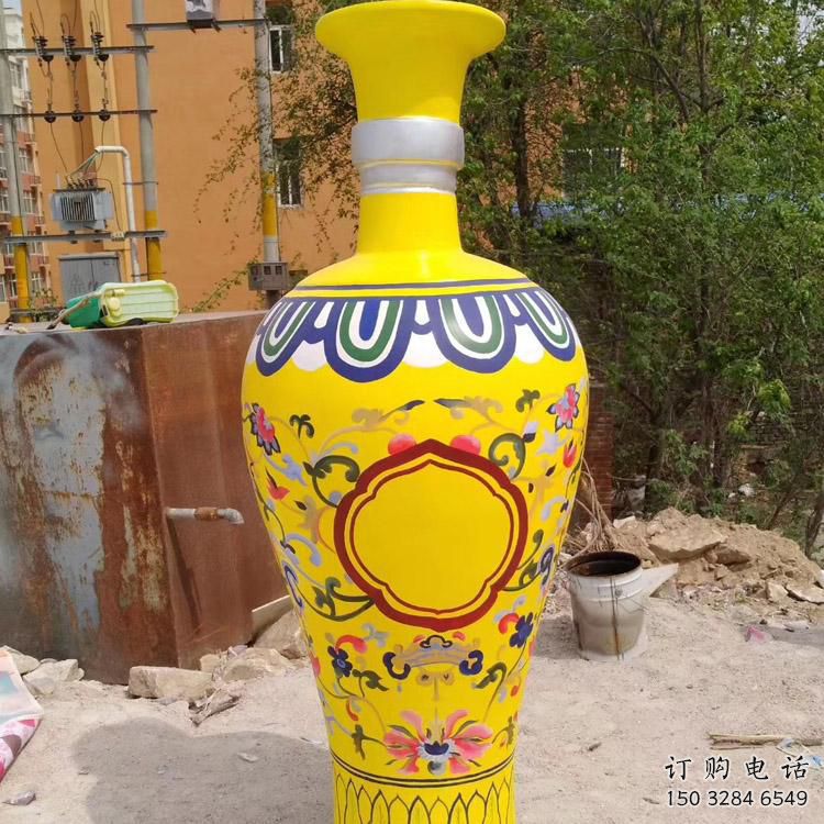 噴漆花瓶雕塑廠家 中式小品 現代不銹鋼花瓶雕塑廠