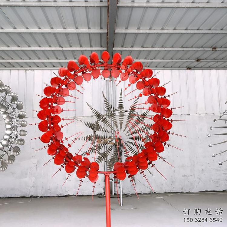 商業(yè)街風(fēng)動雕塑廠家 戶外擺件 大型不銹鋼風(fēng)動雕塑廠