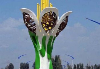 園林市政雕塑廠家 公園小品 中式不銹鋼市政雕塑廠