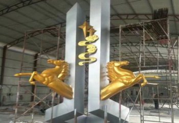 中式市政雕塑廠家 啞光小品 創意不銹鋼市政雕塑廠