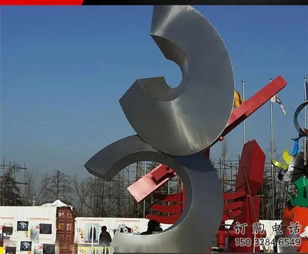 噴漆磁鐵雕塑廠家 中式小品 現代不銹鋼磁鐵雕塑廠