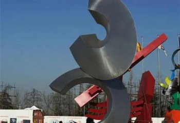 噴漆磁鐵雕塑廠家 中式小品 現代不銹鋼磁鐵雕塑廠