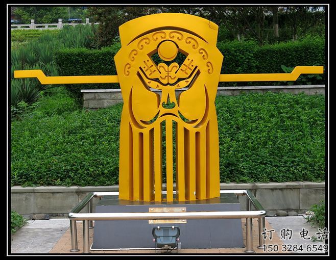 異形臉譜雕塑廠家 現代小品 烤漆不銹鋼臉譜雕塑廠家