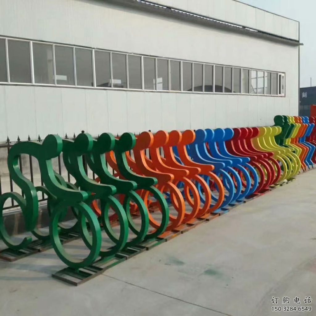 拉絲自行車雕塑廠家 創意擺件 別墅區不銹鋼自行車雕塑生產