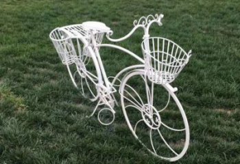 體育自行車雕塑廠家 剪影小品 烤漆不銹鋼自行車雕塑定制
