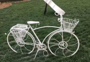 大型自行車雕塑廠家 鍛造小品 現(xiàn)代不銹鋼自行車雕塑定做