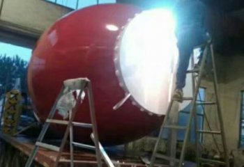 創意鼓雕塑廠家 抽象小品 公園不銹鋼鼓雕塑廠