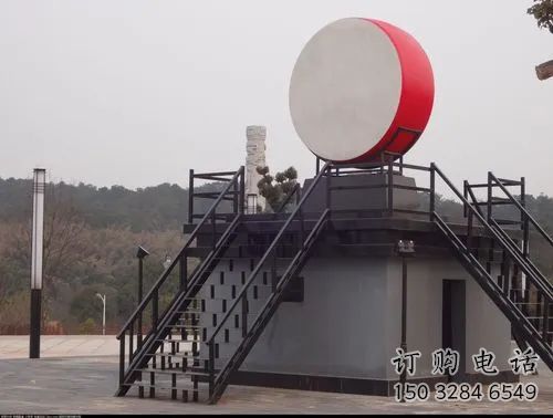 彩繪大鼓雕塑廠家 歐式擺件 街頭不銹鋼大鼓雕塑廠