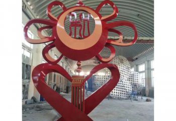 異形大鼓雕塑廠家 現代小品 烤漆不銹鋼大鼓雕塑工廠