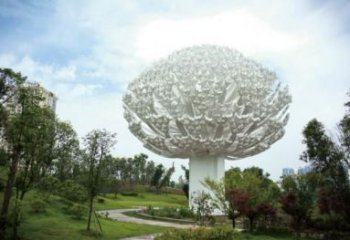 街頭雪花雕塑廠家 大型別墅區(qū)擺件 鋼管不銹鋼雪花雕塑廠