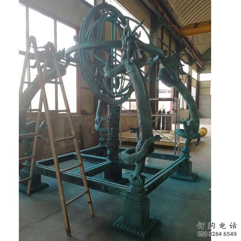 歐式渾天儀雕塑廠家 抽象擺件 大型不銹鋼渾天儀雕塑生產