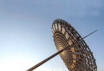 現(xiàn)代日晷雕塑廠家 大型擺件 戶外不銹鋼日晷雕塑制作