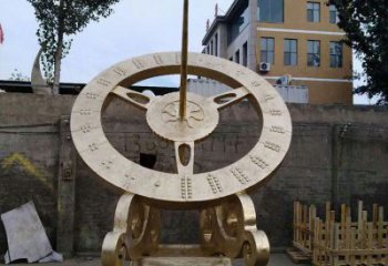 廣場日晷雕塑廠家 現(xiàn)代戶外小品 大型不銹鋼日晷雕塑制作