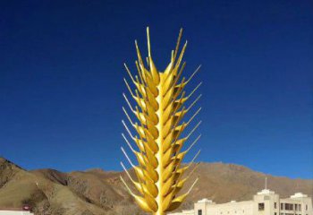 大型麥子雕塑廠家 公園小品 現(xiàn)代不銹鋼麥子雕塑廠制作