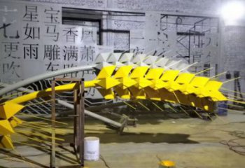 歐式青稞雕塑廠家 抽象擺件 烤漆不銹鋼青稞雕塑加工廠