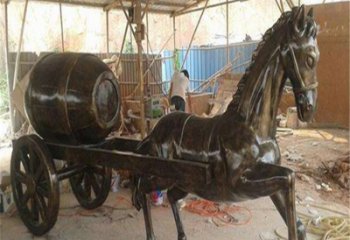 仿古馬車(chē)雕塑廠家 草地小品 房地產(chǎn)不銹鋼馬車(chē)雕塑廠