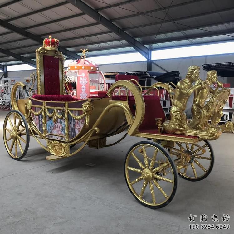 大型馬車雕塑廠家 歐式小品 創意不銹鋼馬車雕塑廠