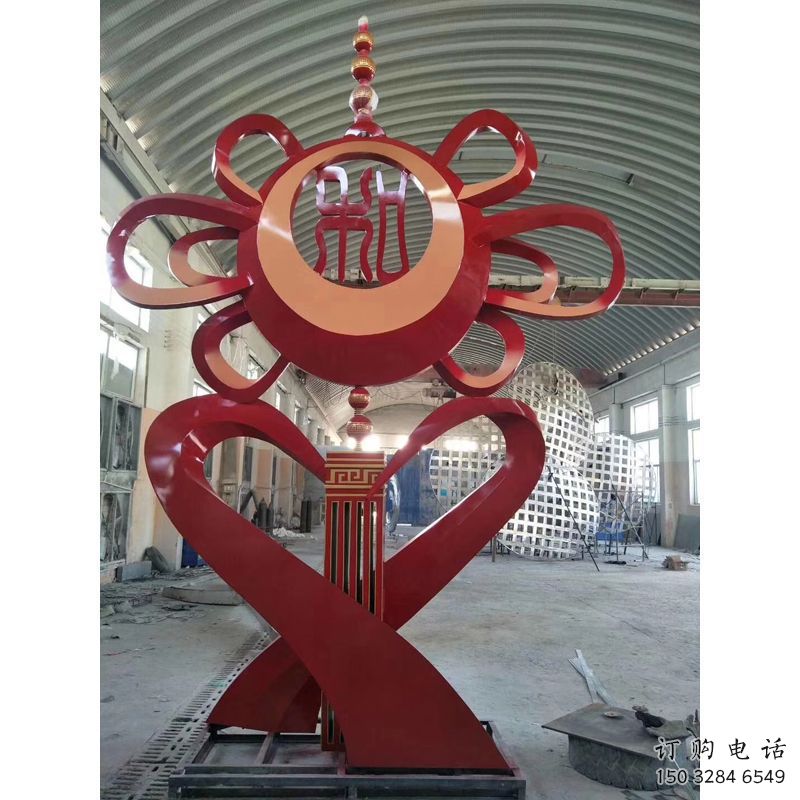 烤漆鑼鼓雕塑廠家 現(xiàn)代公園小品 戶外不銹鋼鑼鼓雕塑廠