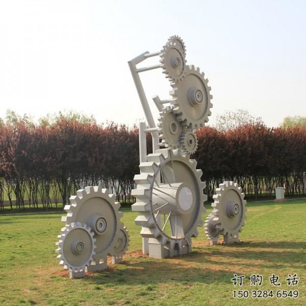 創(chuàng)意齒輪雕塑廠家 廣場街頭小品 公園不銹鋼齒輪雕塑廠