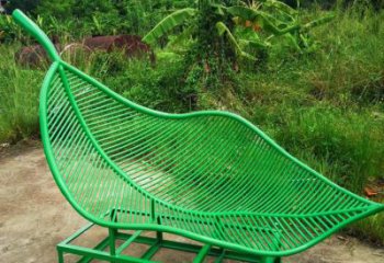 公園坐椅雕塑廠家 戶外擺件 烤漆不銹鋼坐椅雕塑生產