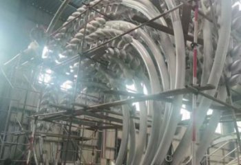 鏤空禾苗雕塑廠(chǎng)家 戶(hù)外園林小品 住宅小區(qū)不銹鋼禾苗雕塑廠(chǎng)