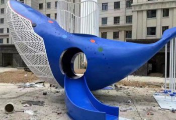 廣場滑梯雕塑廠家 公園創(chuàng)意小品 烤漆不銹鋼滑梯雕塑廠