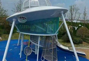 異形滑梯雕塑廠家 現代公園小品 噴漆不銹鋼滑梯雕塑廠