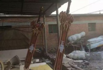 公園劍雕塑廠家 戶外擺件 仿古不銹鋼劍雕塑制作