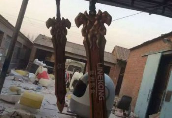 步行街劍雕塑廠家 剪紙小品 鑄造不銹鋼劍雕塑廠