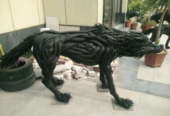 現代輪胎雕塑廠家 大型別墅區擺件 公園輪胎雕塑廠