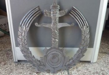 園林校徽雕塑廠家 現代校園小品 中式?；盏袼軓S