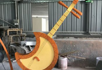 庭院二胡雕塑廠家 公園廣場小品 抽象二胡雕塑廠