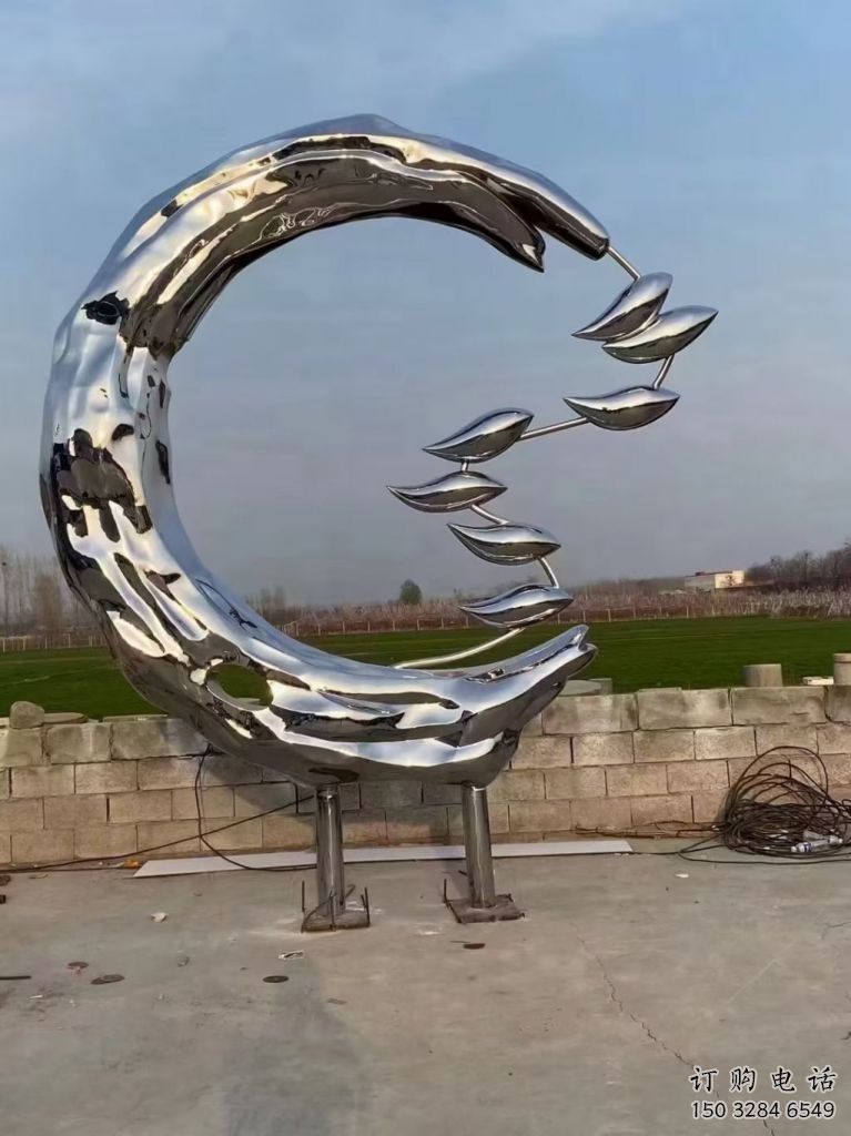 歐式頂球雕塑廠家 抽象擺件 體育場不銹鋼頂球雕塑廠