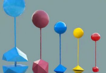 中式氣球雕塑廠家 現代小品 游樂場氣球雕塑廠