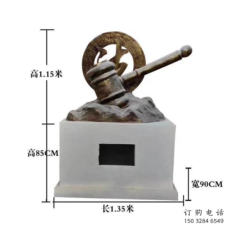 幾何錘子雕塑廠家 創意小品 現代不銹鋼錘子雕塑廠