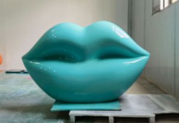 異形嘴唇雕塑廠家 現(xiàn)代小品 大型不銹鋼嘴唇雕塑廠