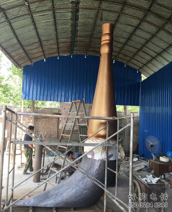 中式毛筆雕塑廠家 公園教育小品 游樂場不銹鋼毛筆雕塑廠