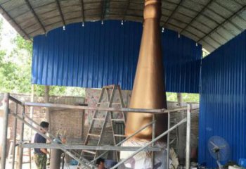 中式毛筆雕塑廠家 公園教育小品 游樂場不銹鋼毛筆雕塑廠