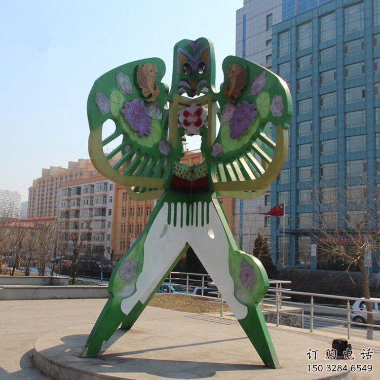 異形風箏雕塑廠家 現代公園小品 廣場不銹鋼風箏雕塑廠