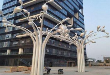 街道雨傘雕塑廠家 現代擺件 鏡面不銹鋼雨傘雕塑廠