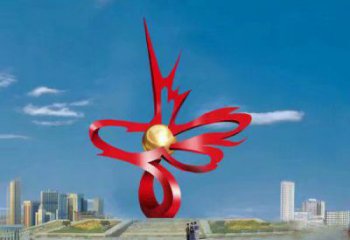 街頭果樹雕塑廠家 大型別墅區(qū)擺件 烤漆不銹鋼果樹雕塑廠