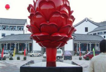 仿真果樹雕塑廠家 現(xiàn)代擺件 烤漆不銹鋼果樹雕塑定制