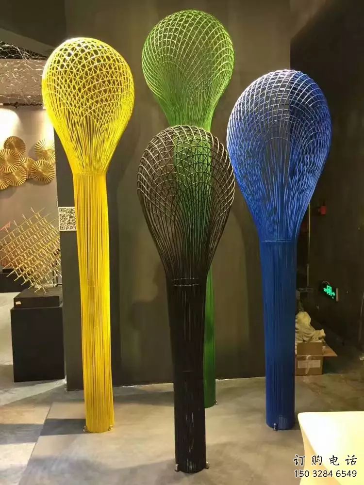 鏤空麥克風雕塑廠家 公園園林小品 住宅小區不銹鋼麥克風雕塑廠