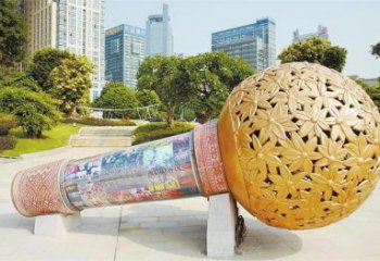 廣場(chǎng)麥克風(fēng)雕塑廠家 現(xiàn)代小品 異形不銹鋼麥克風(fēng)雕塑廠